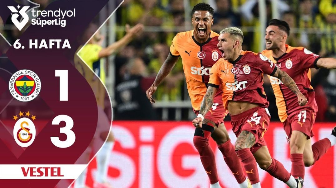 ⁣Vestel _ Fenerbahçe (1-3) Galatasaray - Highlights_Özet _ Trendyol Süper Lig - 2024_25