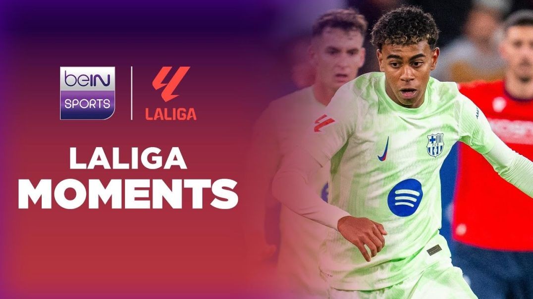⁣Lamine Yamal's STUNNING consolation goal vs Osasuna! - LaLiga 24-25 Moments