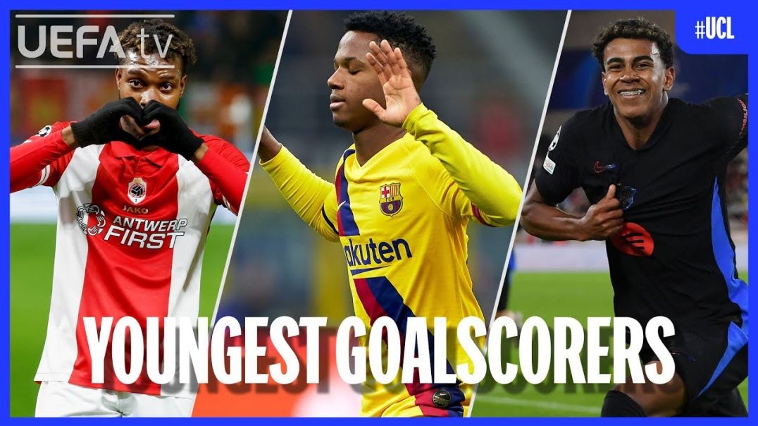 ⁣Ansu Fati, Yamal, Ilenikhena _ #ucl Youngest Goalscorers