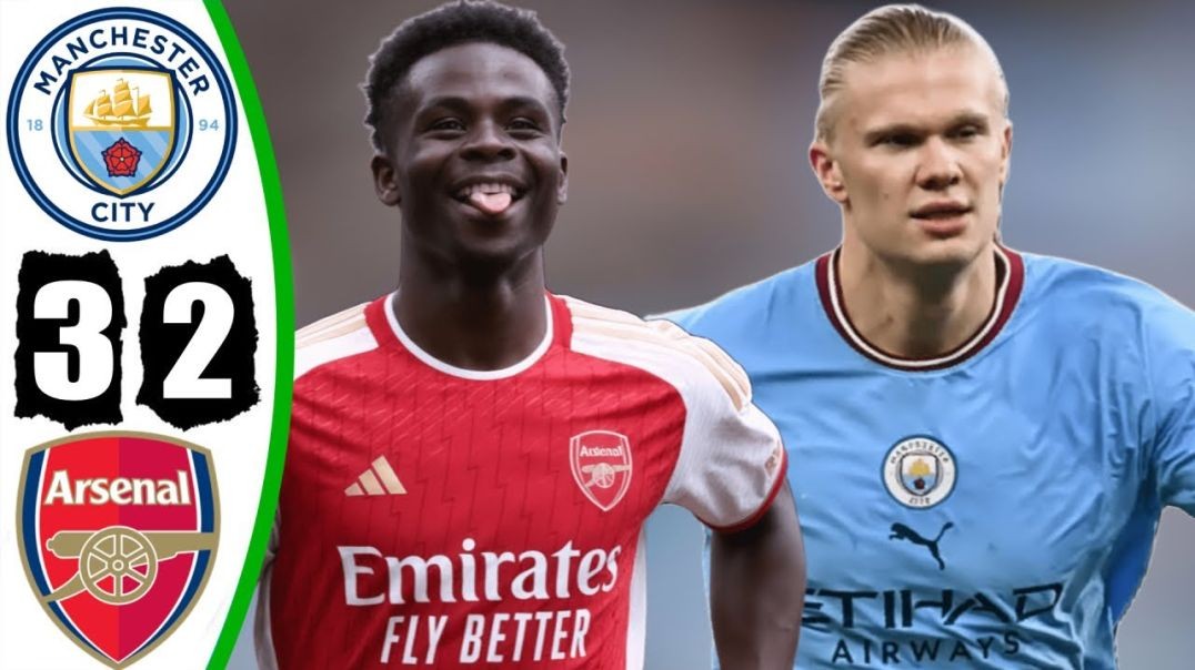 Manchester City vs Arsenal 3-2 - All Goals &amp;amp; Highlights - 2024