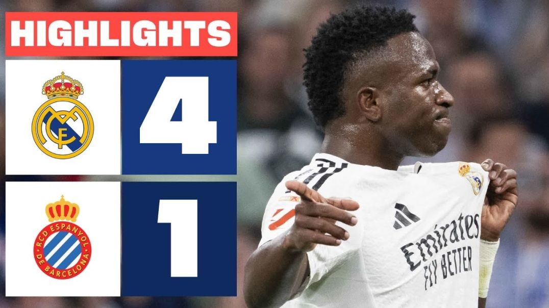 ⁣REAL MADRID 4 - 1 RCD ESPANYOL _ RESUMEN LALIGA EA SPORTS