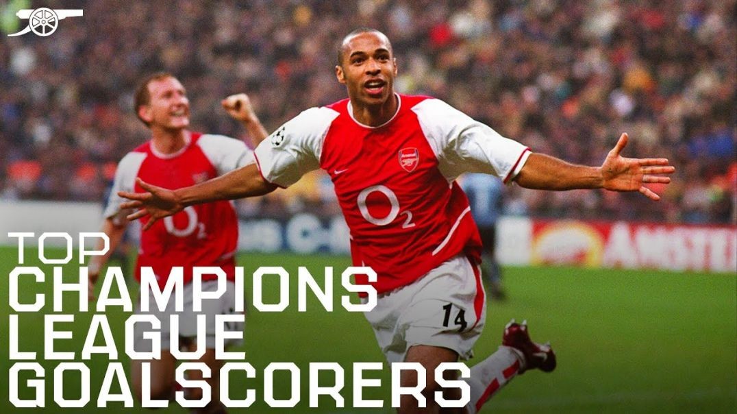 Top 10 Arsenal Champions League goalscorers _ Henry, Van Persie, Walcott &amp;amp; more! _ UCL