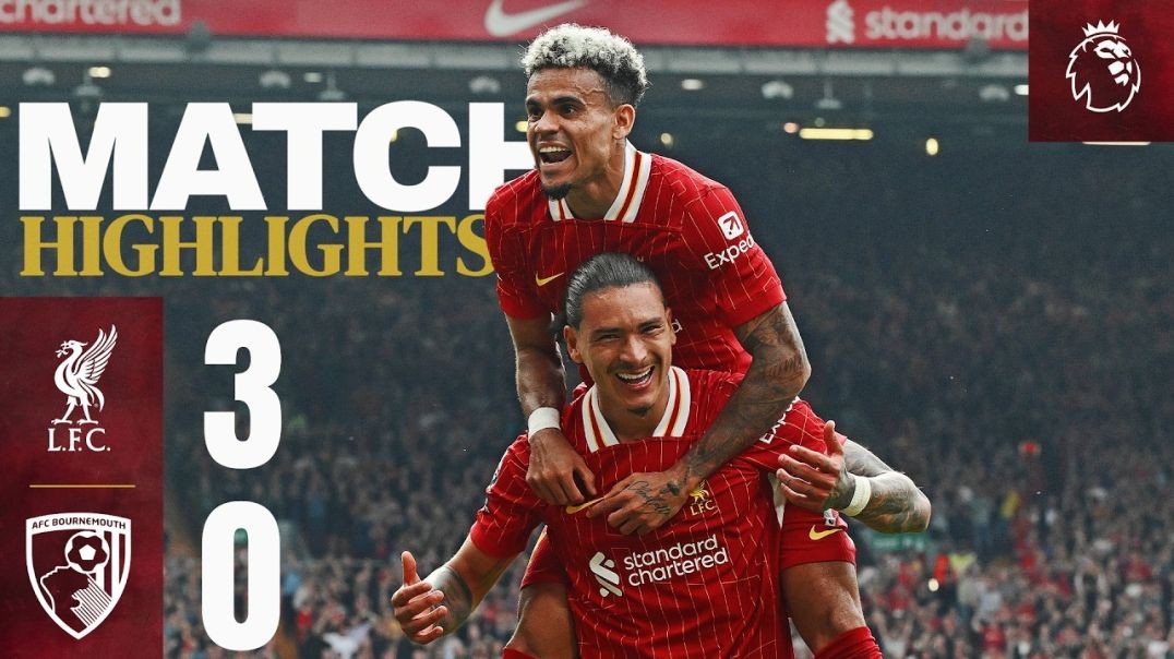 ⁣Brilliant Nunez Goal &amp;amp; Another Diaz Double! _ Liverpool FC 3-0 Bournemouth _ Highlights