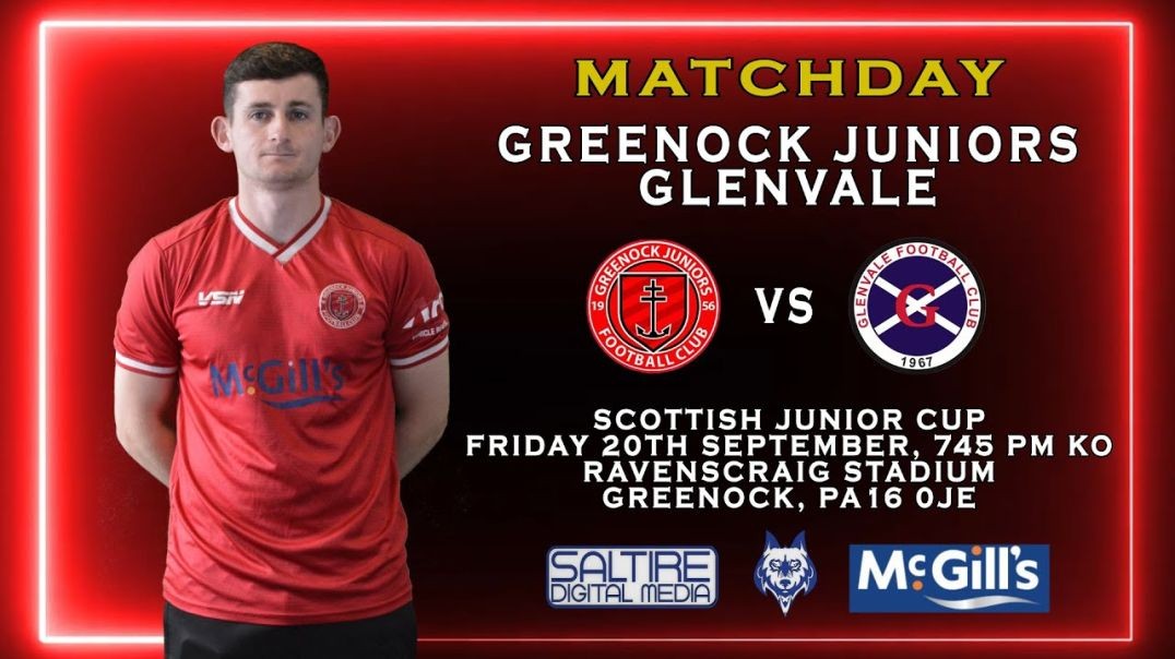 ⁣FULL MATCH_ Greenock Juniors 2-3 Glenvale - Scottish Junior Cup - 20_09_24