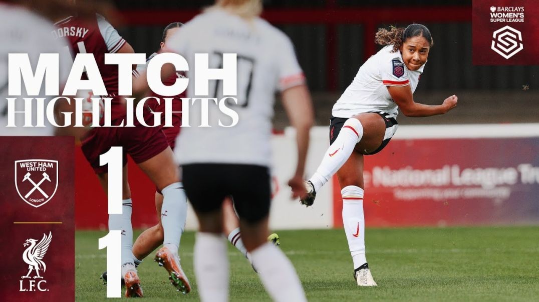 ⁣Olivia Smith First Goal For The Reds! West Ham 1-1 Liverpool Women - Highlights