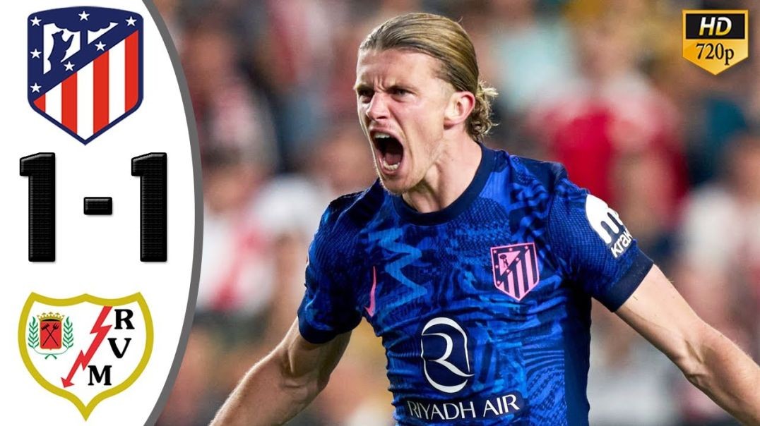 Atletico Madrid vs Rayo Vallecano 1-1 Highlights & All Goals 2024 HD