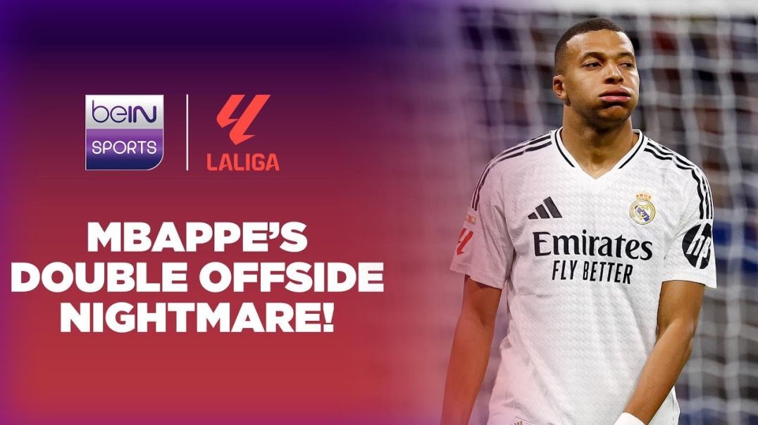 ⁣Kylian Mbappé thwarted TWICE by offside calls against Barcelona! _ LaLiga 24_25 Moments