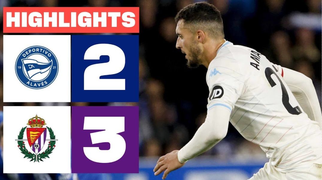 ⁣DEPORTIVO ALAVÉS 2 - 3 REAL VALLADOLID CF - RESUMEN LALIGA EA SPORTS