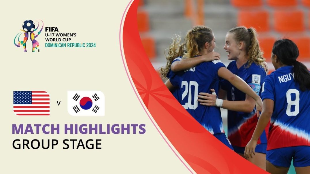 ⁣HIGHLIGHTS- USA v Korea Republic - FIFA U-17 Women’s World Cup 2024