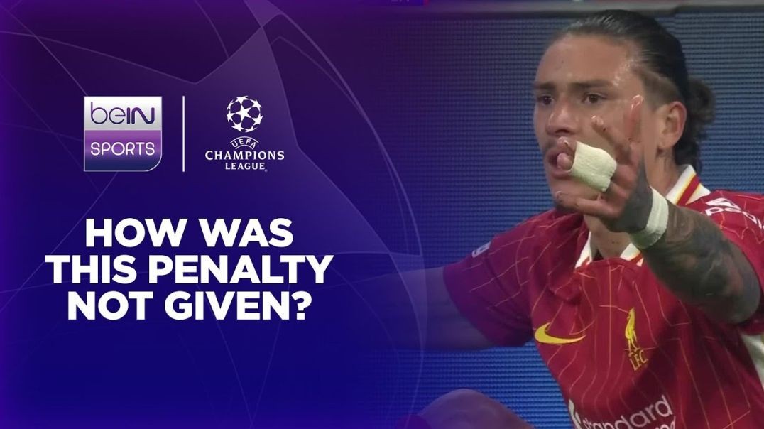 VAR denies Liverpool STONEWALL penalty! _ UCL 24_25 Moments