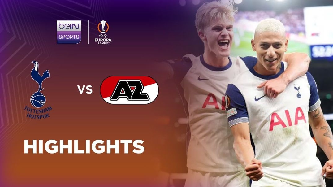 ⁣Tottenham Hotspur 1-0 AZ Alkmaar _ Europa League 24_25 Match Highlights