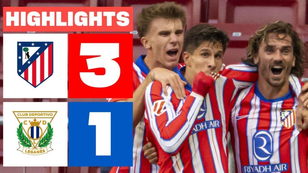 ATLÉTICO DE MADRID 3 - 1 CD LEGANÉS I RESUMEN LALIGA EA SPORTS