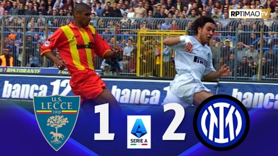 Lecce 1 x 2 Inter (2 Goals by Recoba) ● Serie A 2000_01 Extended Goals _ Highlights ᴴᴰ