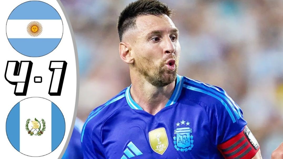 Argentina vs Guatemala 4-1- All Goals &amp;amp; Highlights - 2024