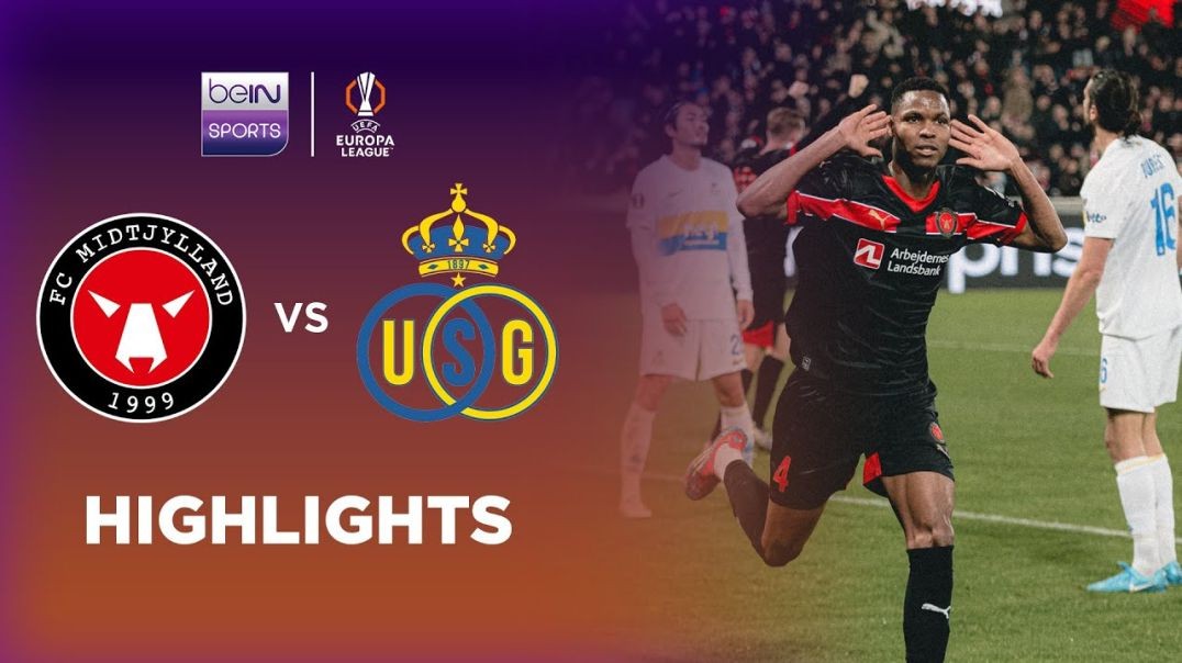 FC Midtjylland 1-0 Union Saint-Gilloise _ Europa League 24_25 Match Highlights