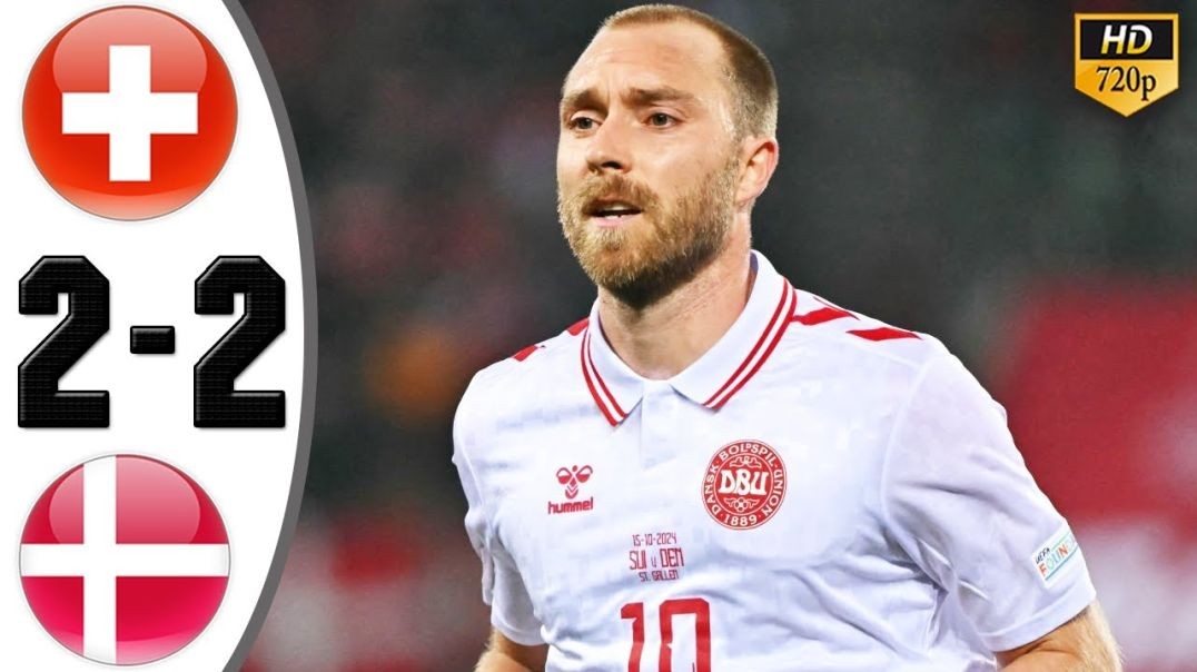 Switzerland vs Denmark 2-2 Highlights & All Goals 2024 HD