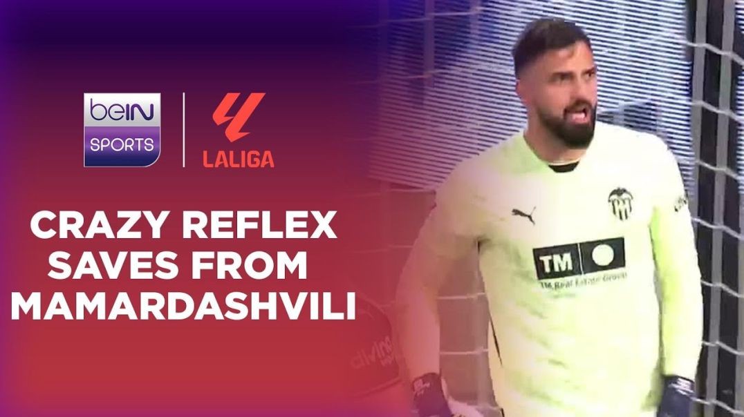 Soon-to-be Liverpool keeper Mamardashvili produces insane double save! _ LaLiga 24_25 Moments