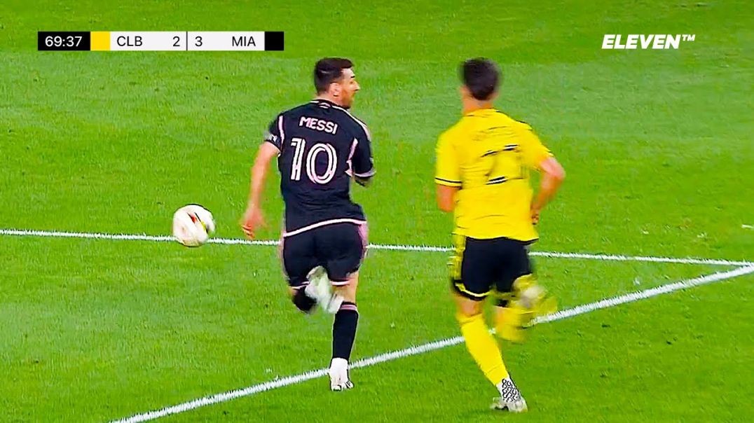 Lionel Messi Insane Performance Vs Columbus - 2 Goals + Free Kick
