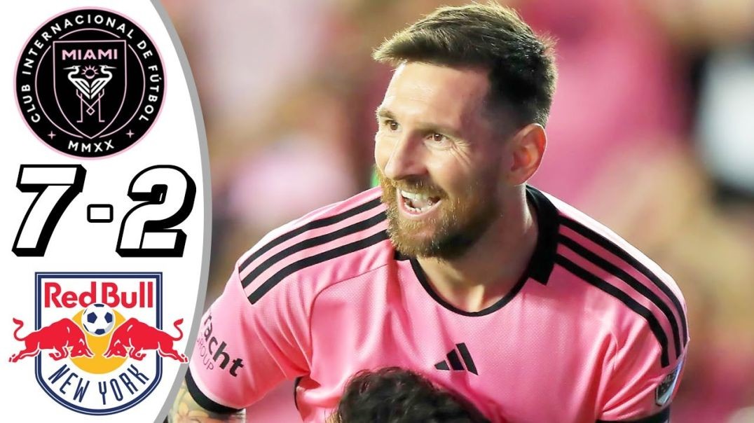 Inter Miami vs New York Redbull 7-2- All Goals & Highlights - 2024
