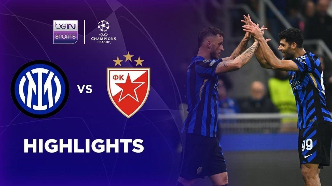 Inter 4-0 Crvena Zvezda _ Champions League 24_25 Match Highlights
