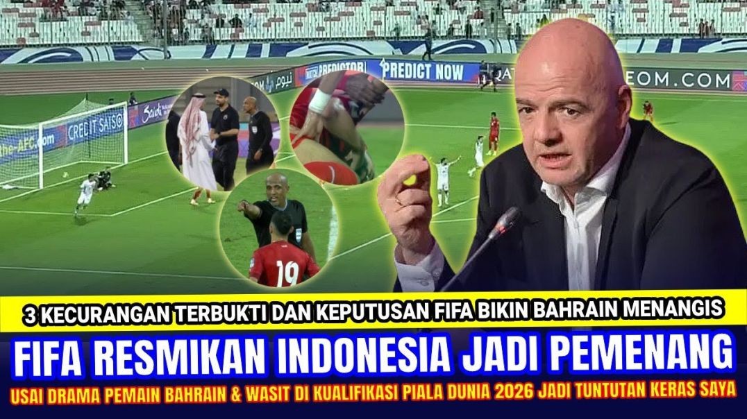 ⁣🔴 KECURANGAN TERUNGKAP !! Fifa BATALKAN GOL Bahrain &amp;amp; Timnas Indonesia Resmi Menang, Jad