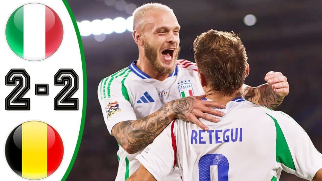 ⁣Italy vs Belgium 2-2 Highlights &amp;amp; All Goals 2024 HD