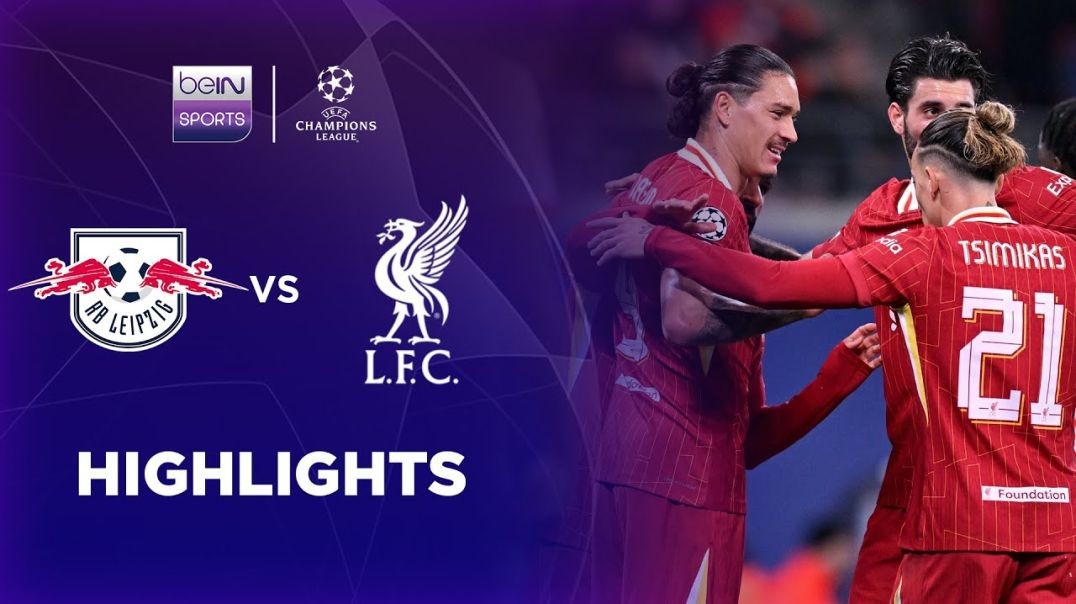 RB Leipzig 0-1 Liverpool _ Champions League 24_25 Match Highlights