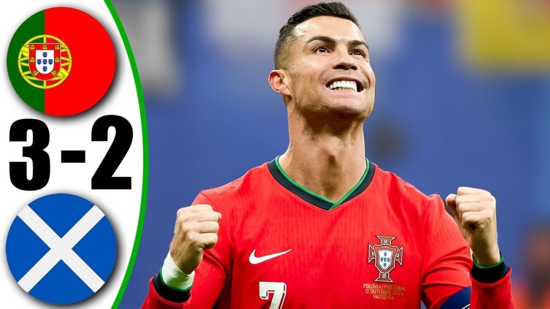 Portugal vs Scotland 3-2 - All Goals &amp;amp; Highlights - 2024