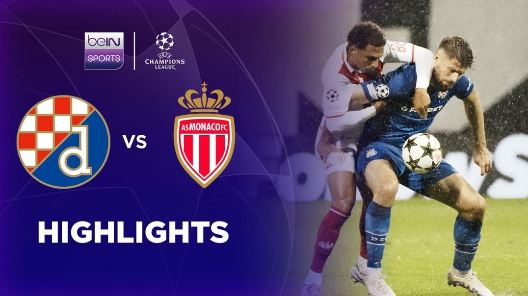 Dinamo Zagreb 2-2 Monaco - Champions League 24-25 Match Highlights