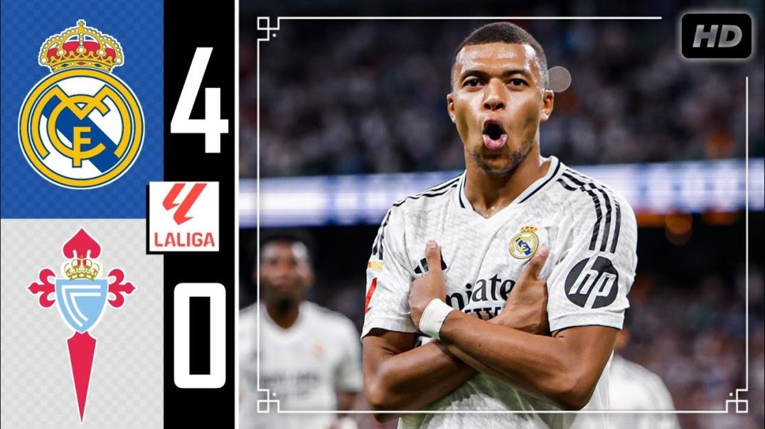 Real Madrid vs Celta Vigo 4-0 • Real Madrid Highlights & All Goals 2024 • Real Madrid Tadi Malam