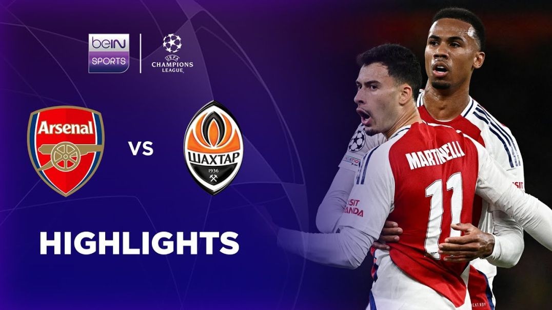 Arsenal 1-0 Shakhtar Donetsk - Champions League 24-25 Match Highlights