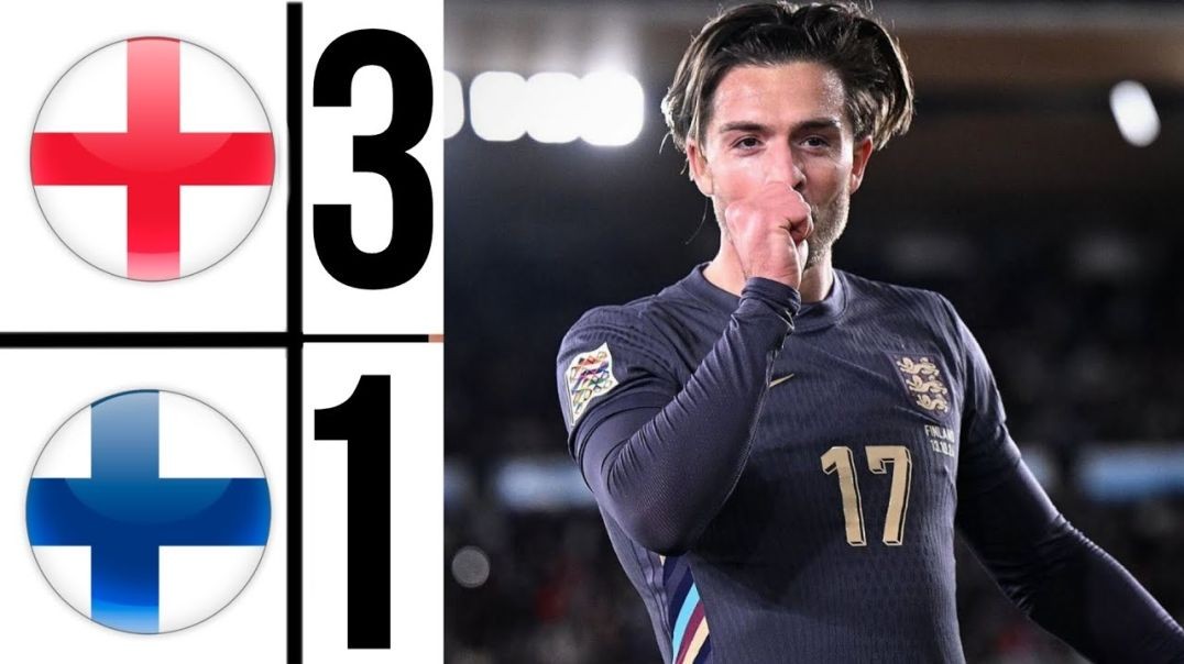 England vs Finland (3-1) EXTENDED HIGHLIGHTS &amp;amp; AGoals - uefanationleague 2024-25
