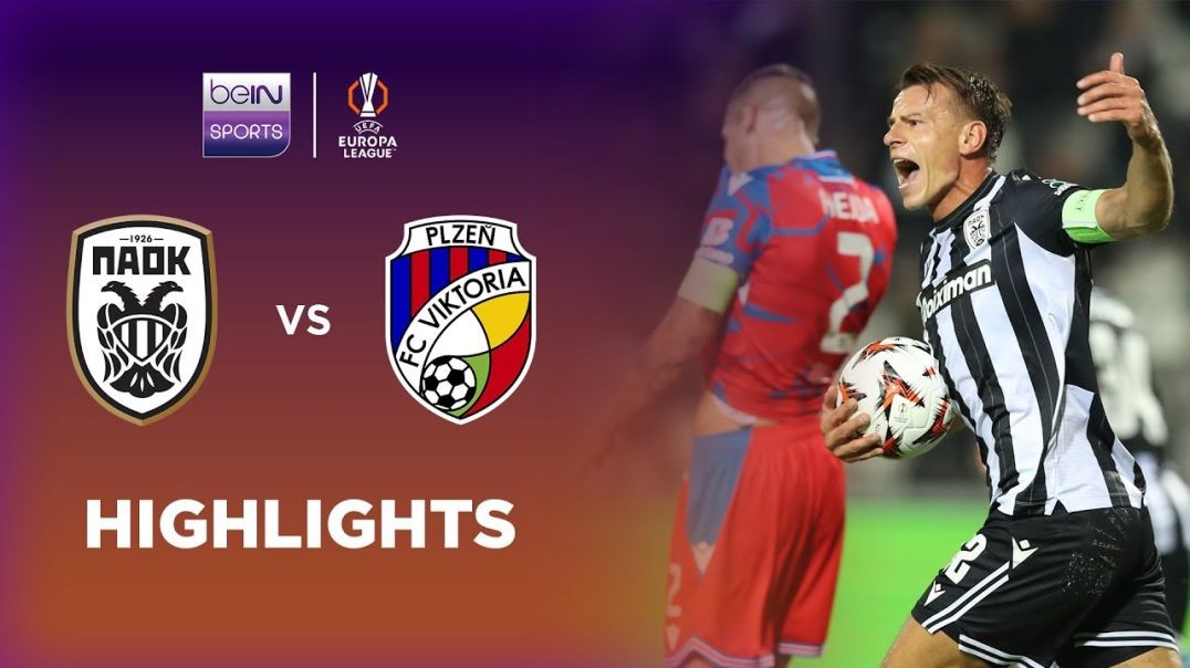 PAOK Salonika 2-2 Viktoria Plzen _ Europa League 24_25 Match Highlights