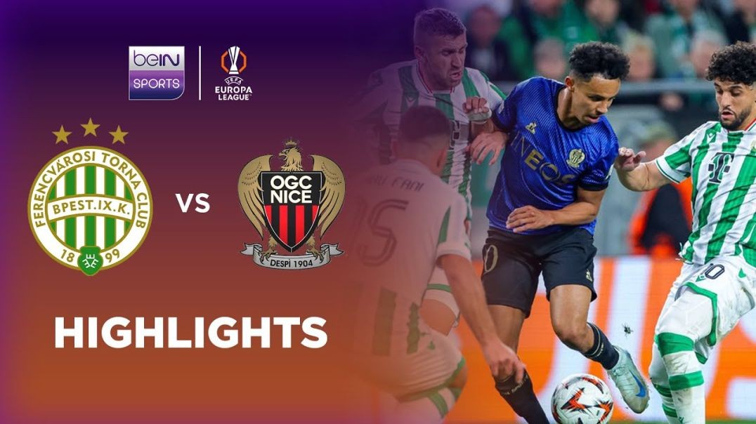 Ferencvárosi 1-0 Nice _ Europa League 24_25 Match Highlights