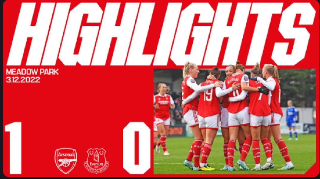 ⁣HIGHLIGHTS   Arsenal vs Everton (1-0)   WSL   Miedema with a wonder goal!