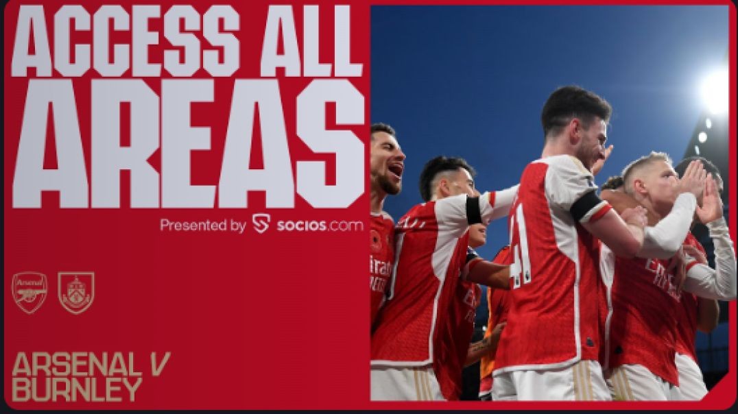 ⁣ACCESS ALL AREAS   Arsenal v Burnley (3-1)   Behind the scenes, unseen angles, Zinny's scisso