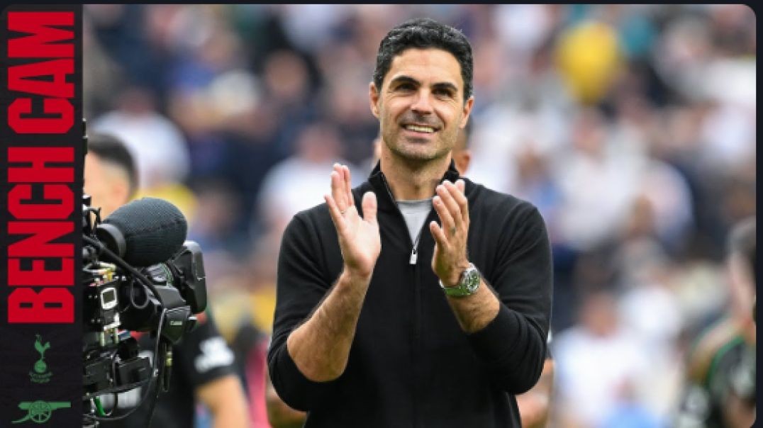 ⁣BENCH CAM   Tottenham Hotspur vs Arsenal (0-1)   The squad react to north London derby victory!