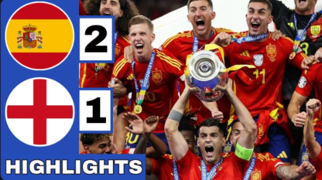 🔴Spain vs England (2-1) Extended HIGHLIGHTS   EURO 2024 FINAL!