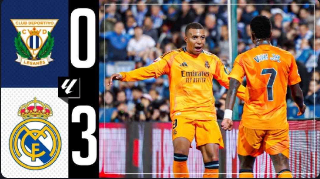 HIGHLIGHTS   Leganés 0-3 Real Madrid   LaLiga 2024 25