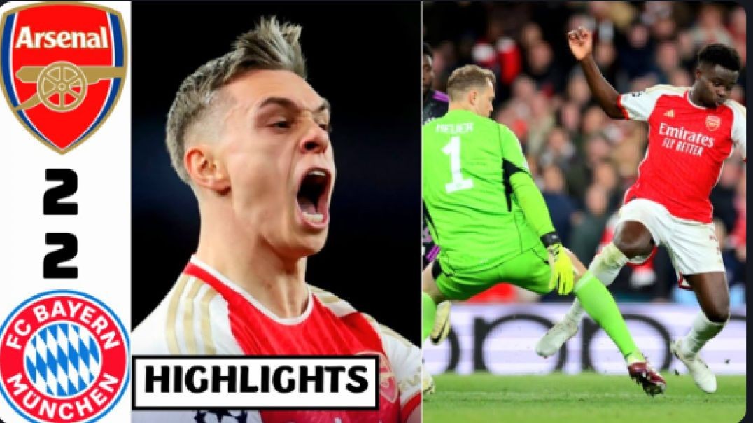 ⁣🔴Arsenal vs Bayern Munich (2-2) HIGHLIGHTS Saka, Gnabry, Kane &amp;amp;Trossard GOALS   Saka Den
