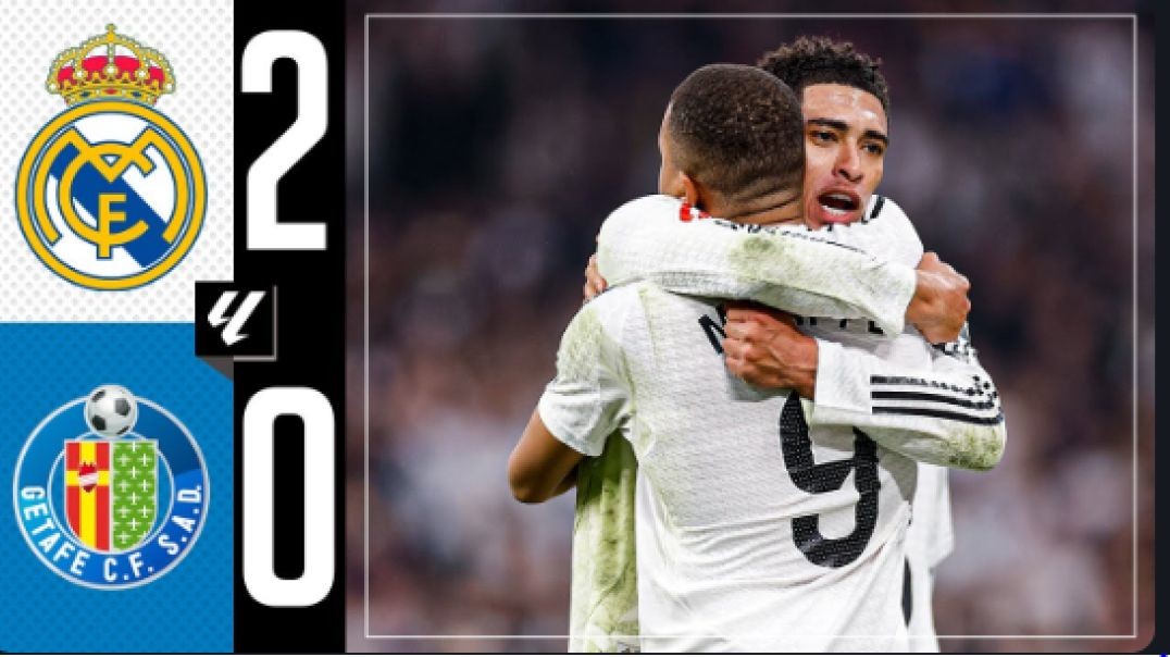 HIGHLIGHTS   Real Madrid 2-0 Getafe   LaLiga 2024 25