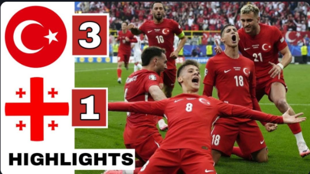 🔴Türkiye vs Georgia (3-1) HIGHLIGHTS Müldür, Mikautadze, Arda Güler & Aktürkoğlu GOALS   EURO 20