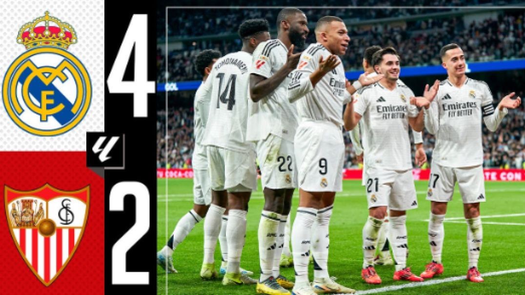 ⁣HIGHLIGHTS   Real Madrid 4-1 Sevilla FC   LaLiga 2024 25