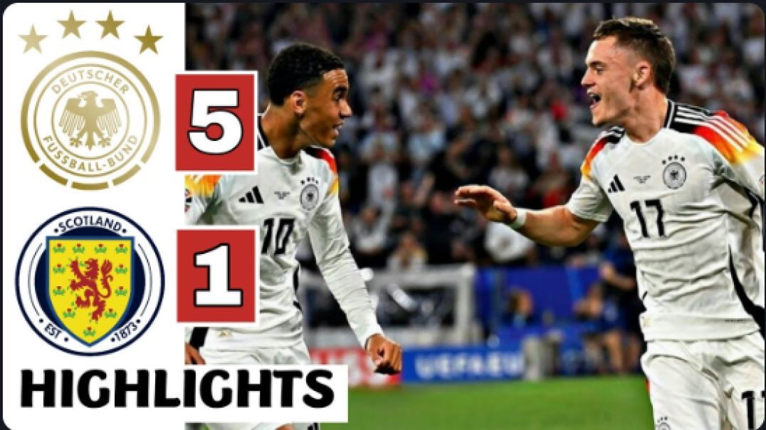 🔴Germany vs Scotland (5-1) HIGHLIGHTS Wirtz, Musiala, Havert, Füllkrug & Emre Can GOALS   EURO 2