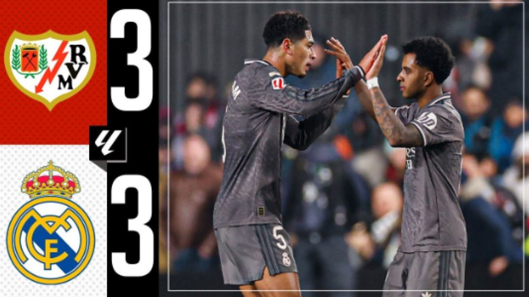 HIGHLIGHTS   Rayo Vallecano 3-3 Real Madrid   LaLiga 2024 25