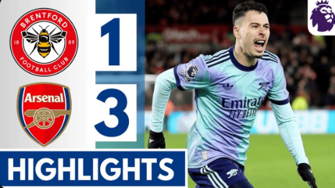 ⁣🔴Brentford vs Arsenal (1-3) Extended HIGHLIGHTS   Jesus Merino Martinelli GOALS   EPL 24 25!