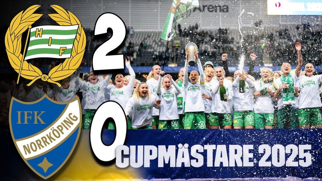 ⁣HAMMARBY 2-0 NORRKÖPING   SVENSKA CUPEN FINAL 2025 DAM