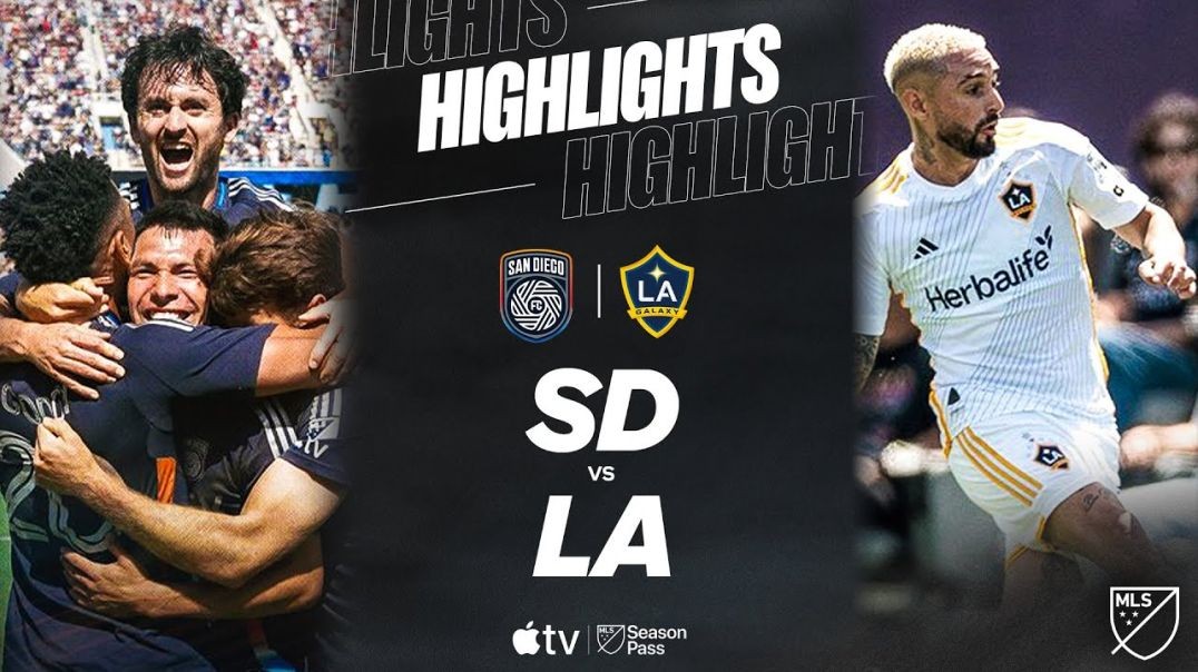 ⁣San Diego FC vs. LA Galaxy | Full Match Highlights | Chucky Lozano Stoppage Time Magic!