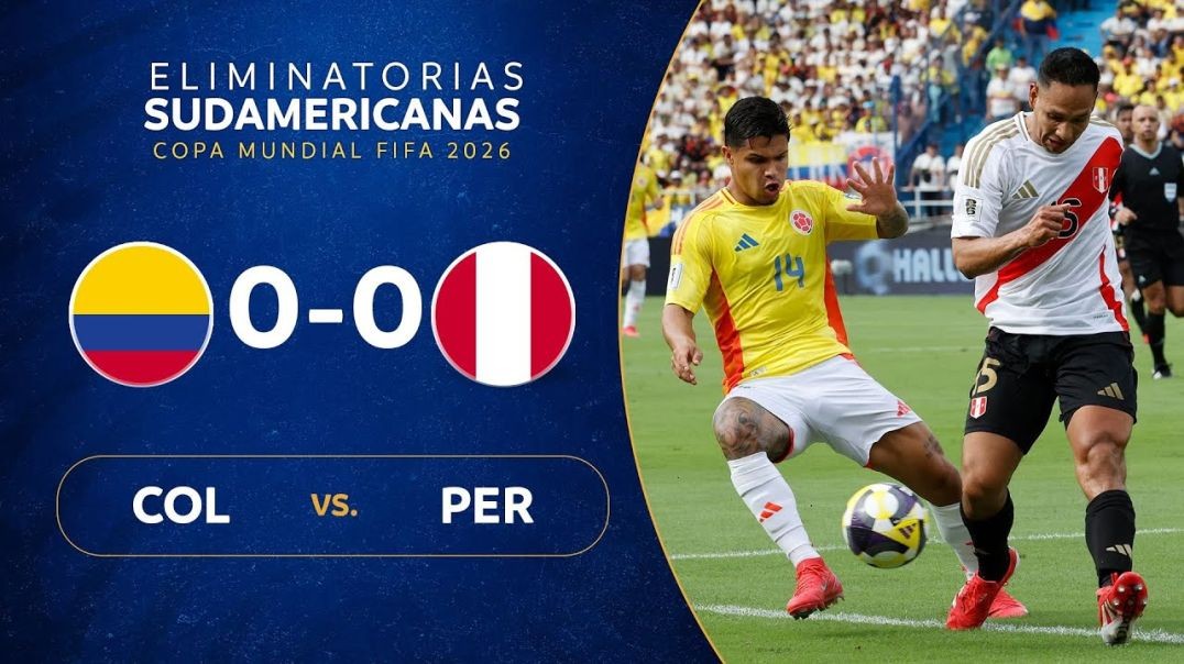 ⁣COLOMBIA vs. PERÚ [0-0] | RESUMEN | ELIMINATORIAS SUDAMERICANAS | FECHA 15