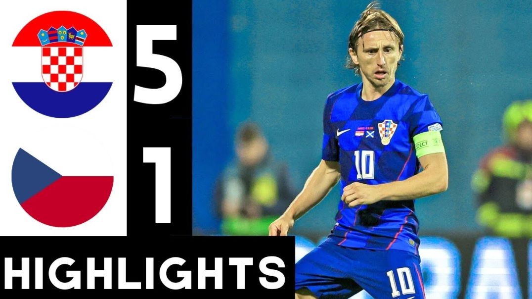 Luka Modrić Gol   Hrvatska vs Češka 5-1 Sažeci   Europske kvalifikacije za Svjetsko prvenstvo
